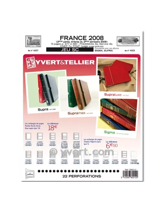 FRANCE SC : 2008 - 1ER SEMESTRE (JEUX AVEC POCHETTES)