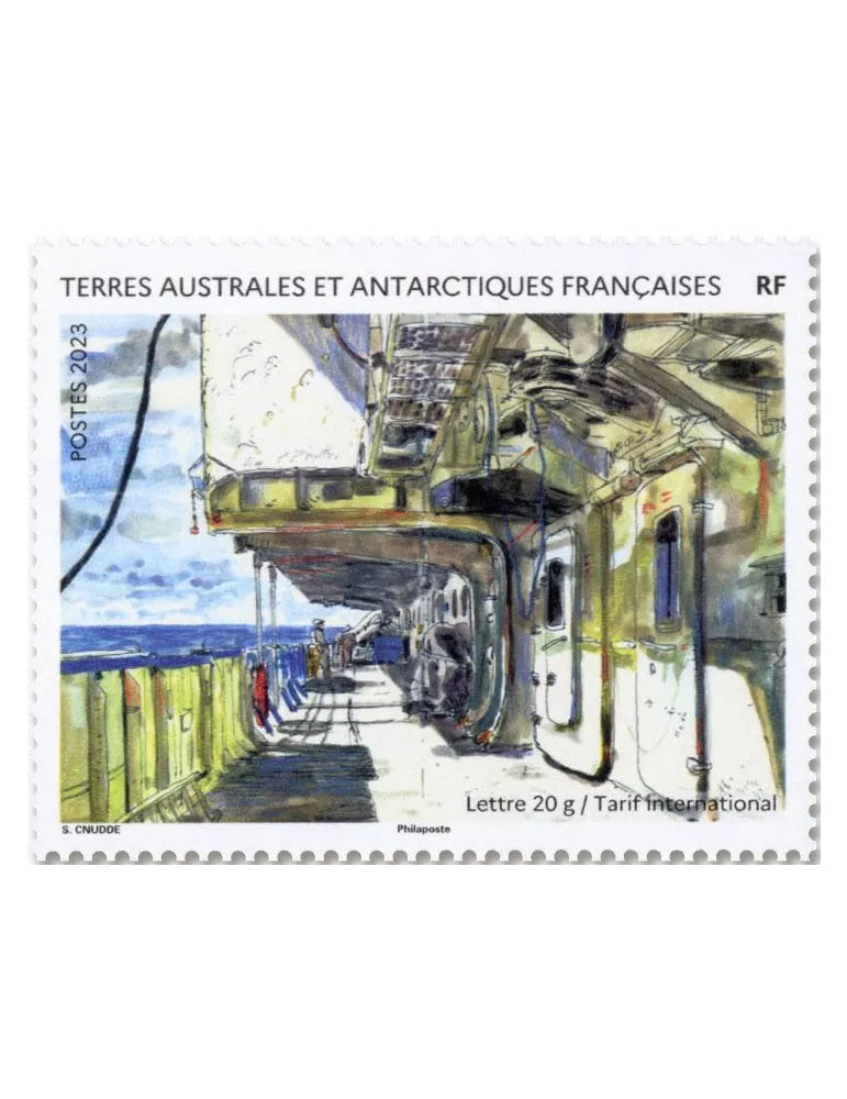 n° C1050 - Timbre TAAF Poste (CARNET MARION DUFRESNE)