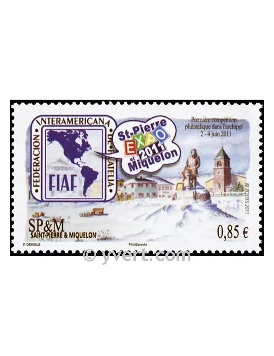 n° 1007 - Timbre Saint-Pierre et Miquelon Poste