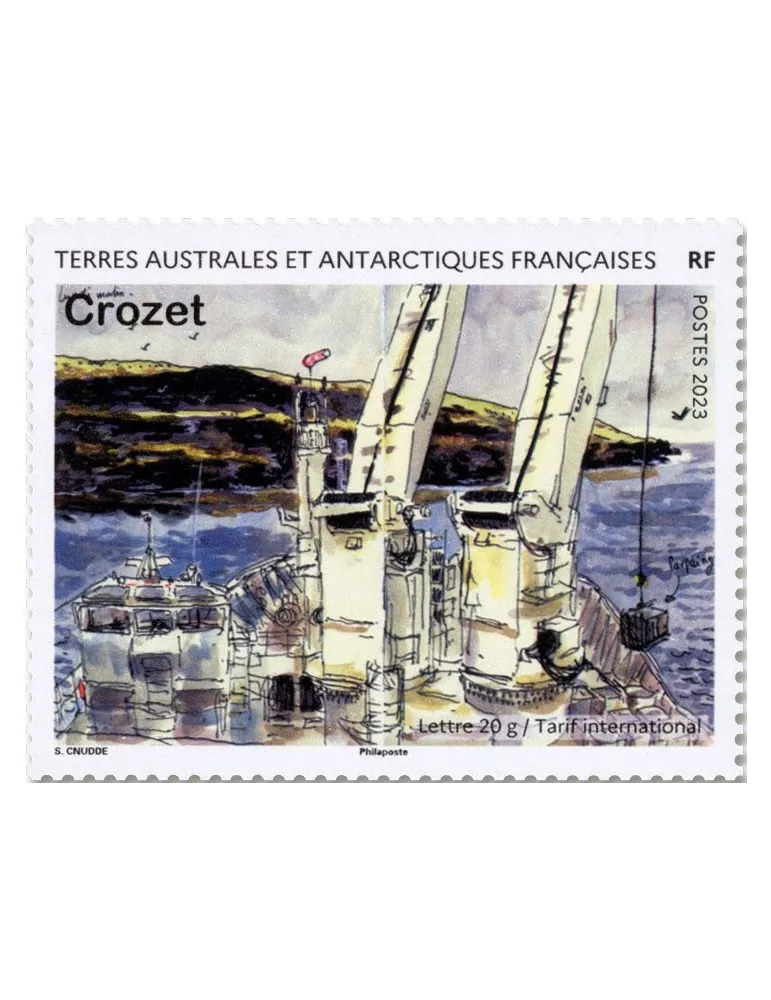 n° C1050 - Timbre TAAF Poste (CARNET MARION DUFRESNE)