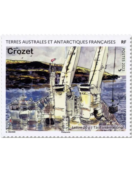 n° C1050 - Timbre TAAF Poste (CARNET MARION DUFRESNE)