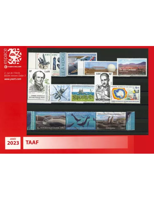 n° 1024/C1050 - Timbre TAAF Année complète (2023)