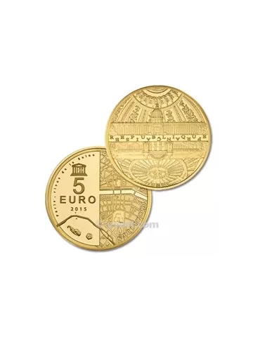 5 EUROS OR - FRANCE - UNESCO BE 2015