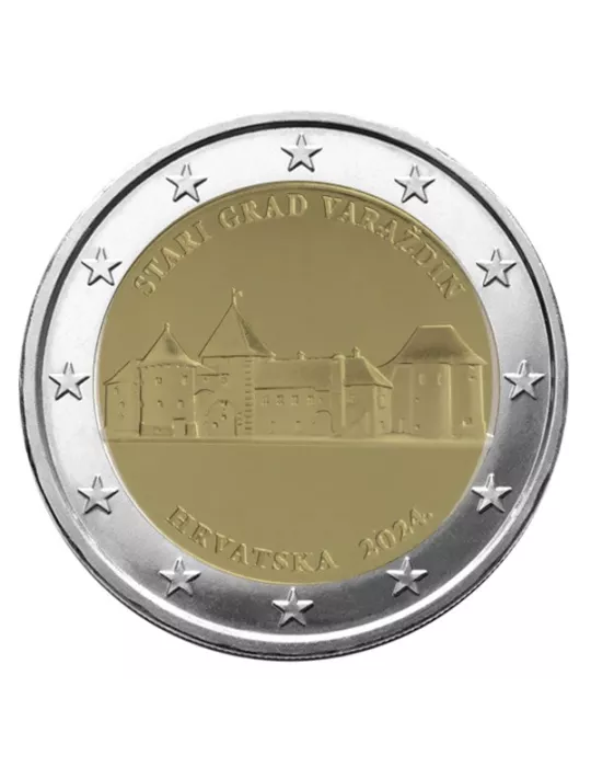 BU : 2 EURO COMMEMORATIVE 2024 : CROATIE (Château de Varazdin)