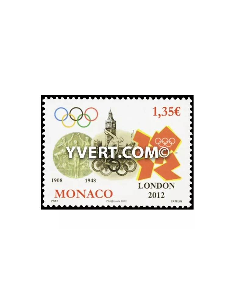 n° 2836 - Timbre Monaco Poste