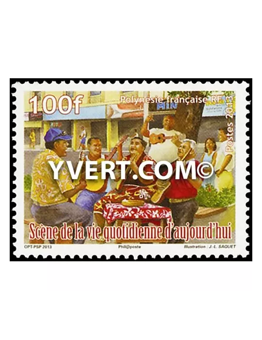 n° 1014 - Timbre Polynésie Poste