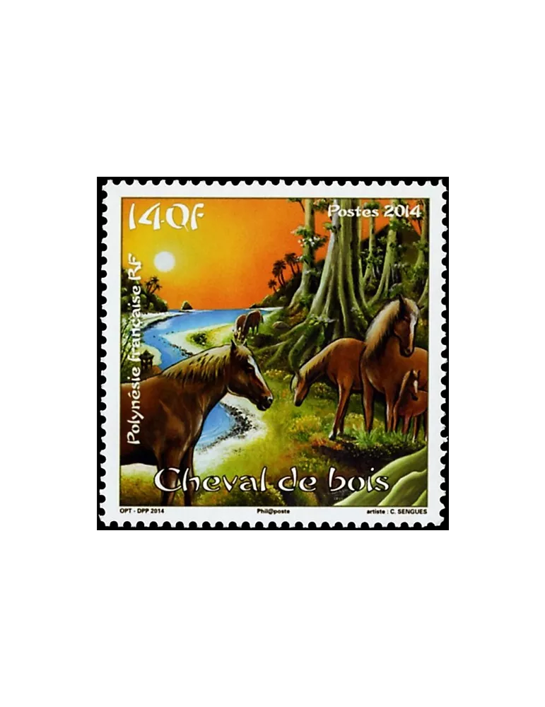 n° 1053 - Timbre Polynésie Poste