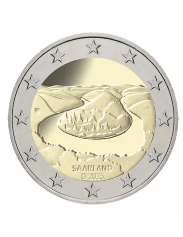 2 EURO COMMEMORATIVE 2025 : ALLEMAGNE (Présidence de Sarre au Bundesrat) - 5 ateliers 2