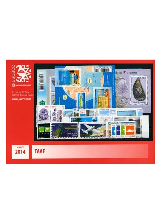 n° 686/F720 - Timbre TAAF Année complète (2014)