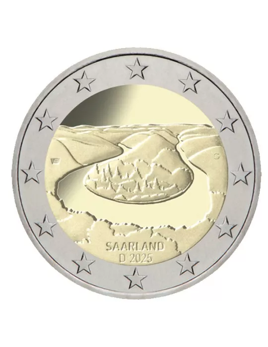 2 EURO COMMEMORATIVE 2025 : ALLEMAGNE (Présidence de Sarre au Bundesrat) - 5 ateliers