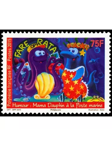 n° 1084 - Timbre Polynésie Poste 2