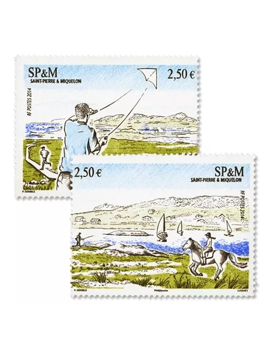 n° 1119/1120 - Timbre Saint-Pierre et Miquelon Poste