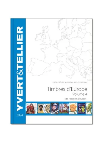 EUROPE Volume 4 - 2024 (Catalogue des timbres des pays d´Europe de P à R)