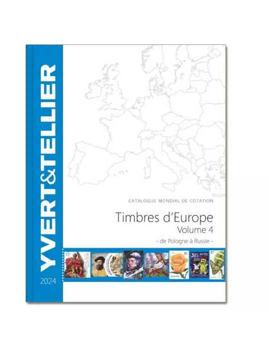 EUROPE Volume 4 - 2024 (Catalogue des timbres des pays d´Europe de P à R)