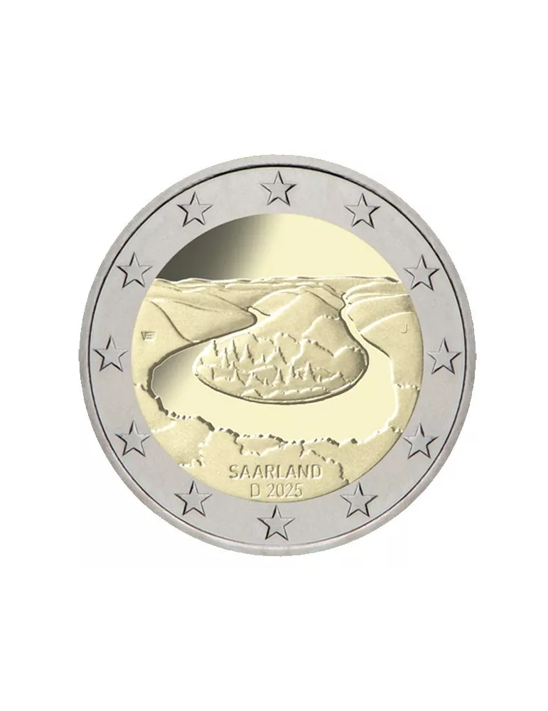 2 EURO COMMEMORATIVE 2025 : ALLEMAGNE (Présidence de Sarre au Bundesrat) - 5 ateliers