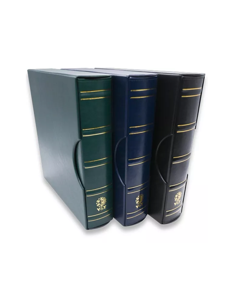 ALBUM FUTURA PRESTIGE (Album pour timbres à anneaux) : Etui + reliure