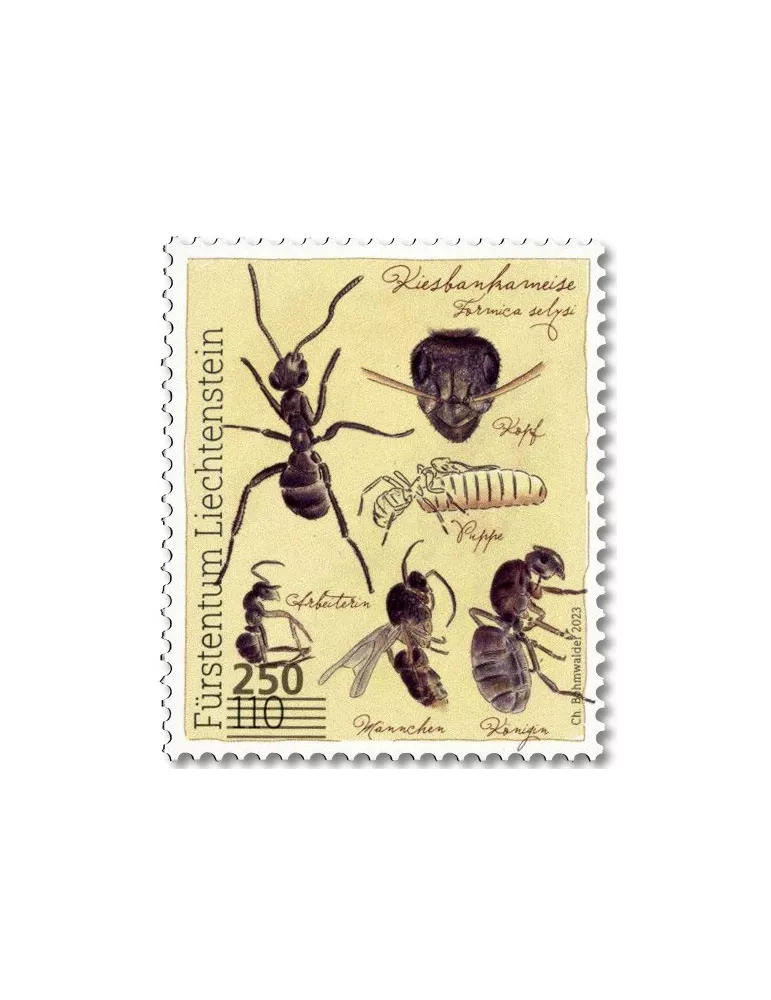 n° 2051D/2021D - Timbre LIECHTENSTEIN Poste