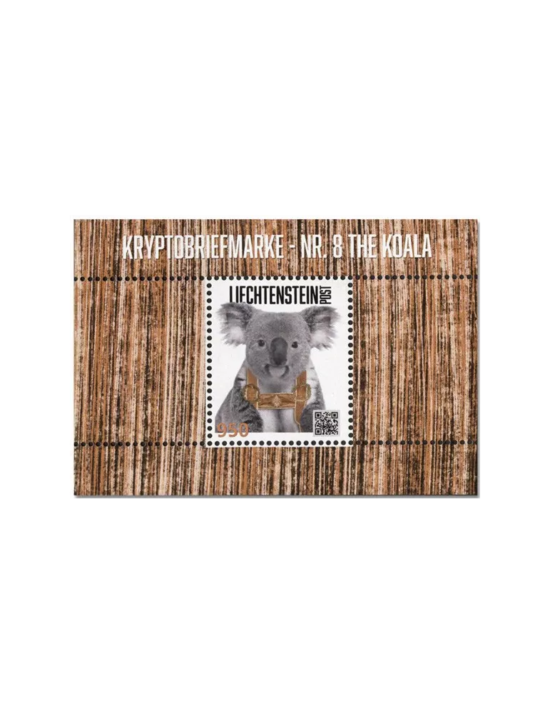 n° F11 - Timbre LIECHTENSTEIN Timbres Crypto