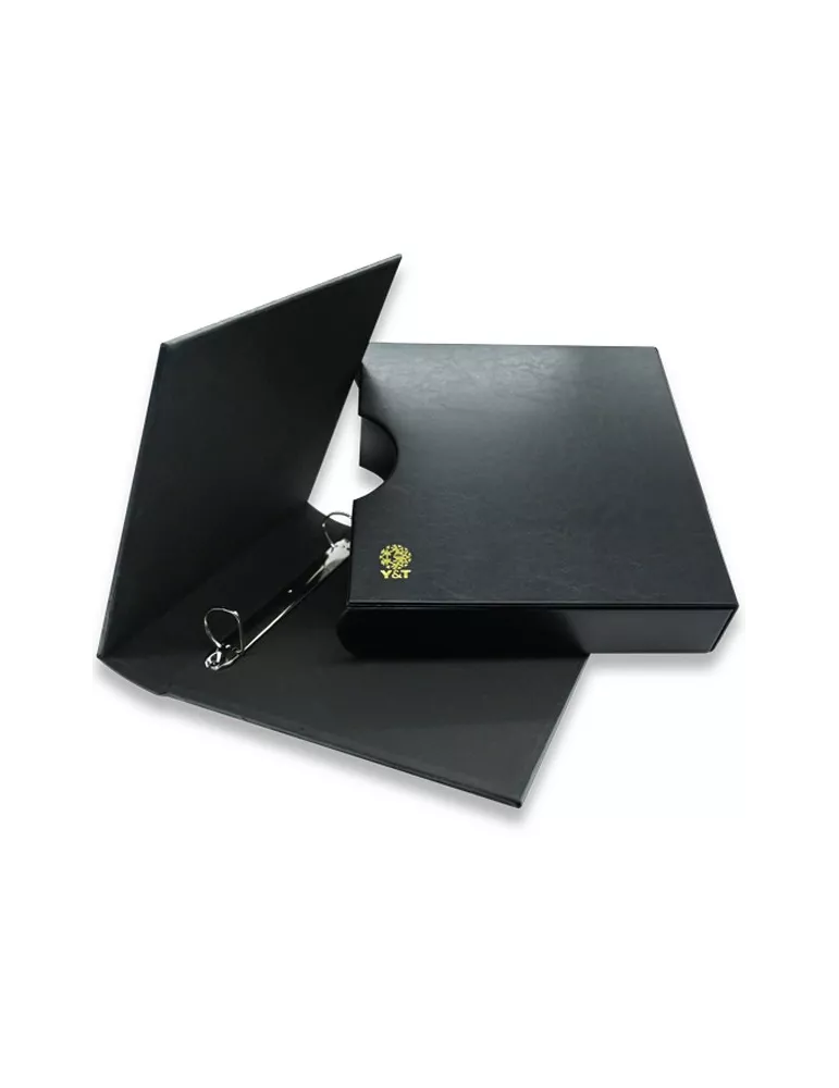 ALBUM FUTURA PRESTIGE (Album pour timbres à anneaux) : Etui + reliure