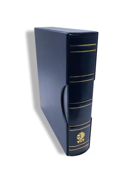 ALBUM FUTURA PRESTIGE (Album pour timbres à anneaux) : Etui + reliure