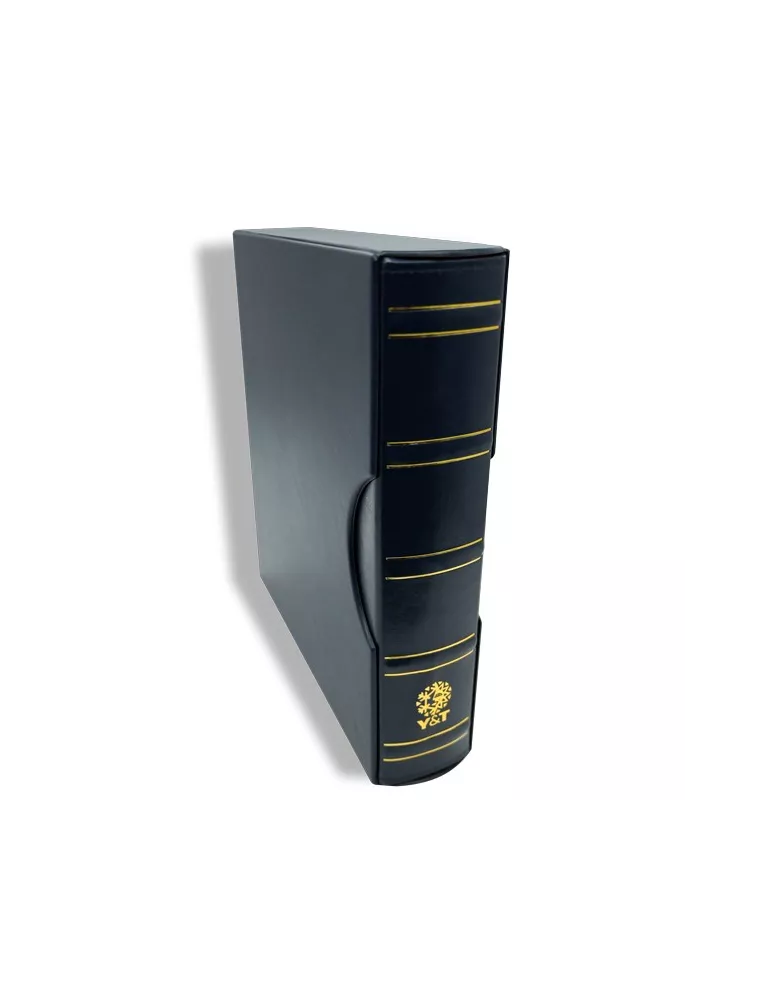 ALBUM FUTURA PRESTIGE (Album pour timbres à anneaux) : Etui + reliure