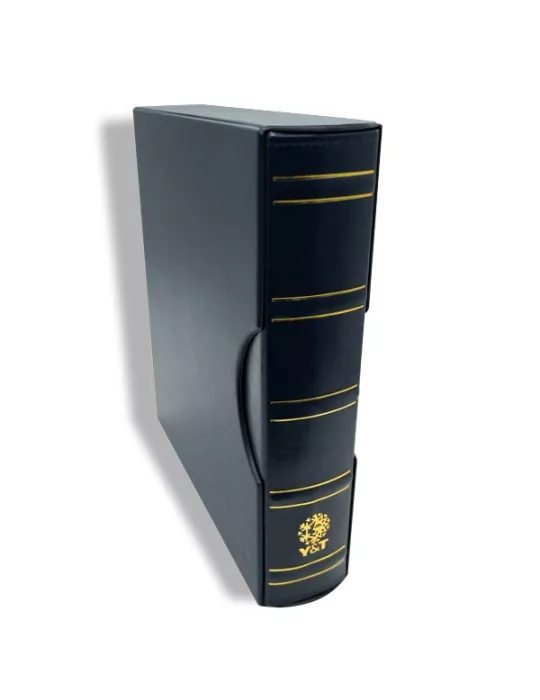 ALBUM FUTURA PRESTIGE (Album pour timbres à anneaux) : Etui + reliure
