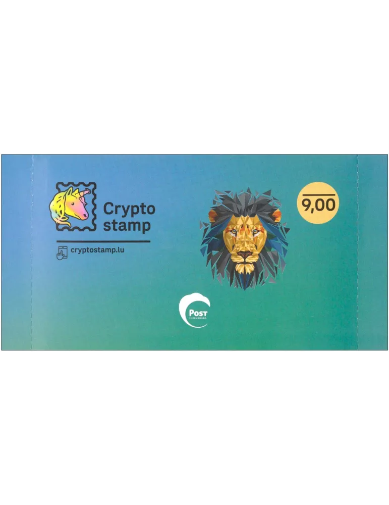 n° 1 - Timbre LUXEMBOURG Timbres Crypto