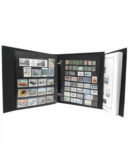 ALBUM FUTURA PRESTIGE (Album pour timbres à anneaux) : Etui + reliure