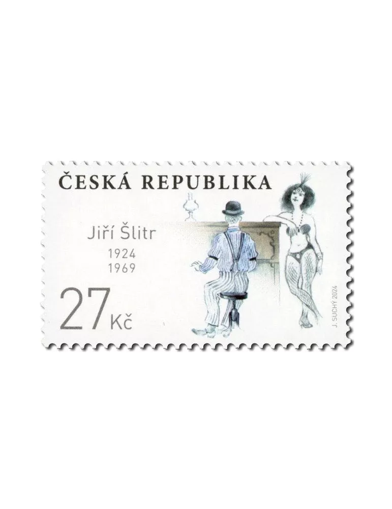 n° 1068 - Timbre TCHEQUE (République) Poste