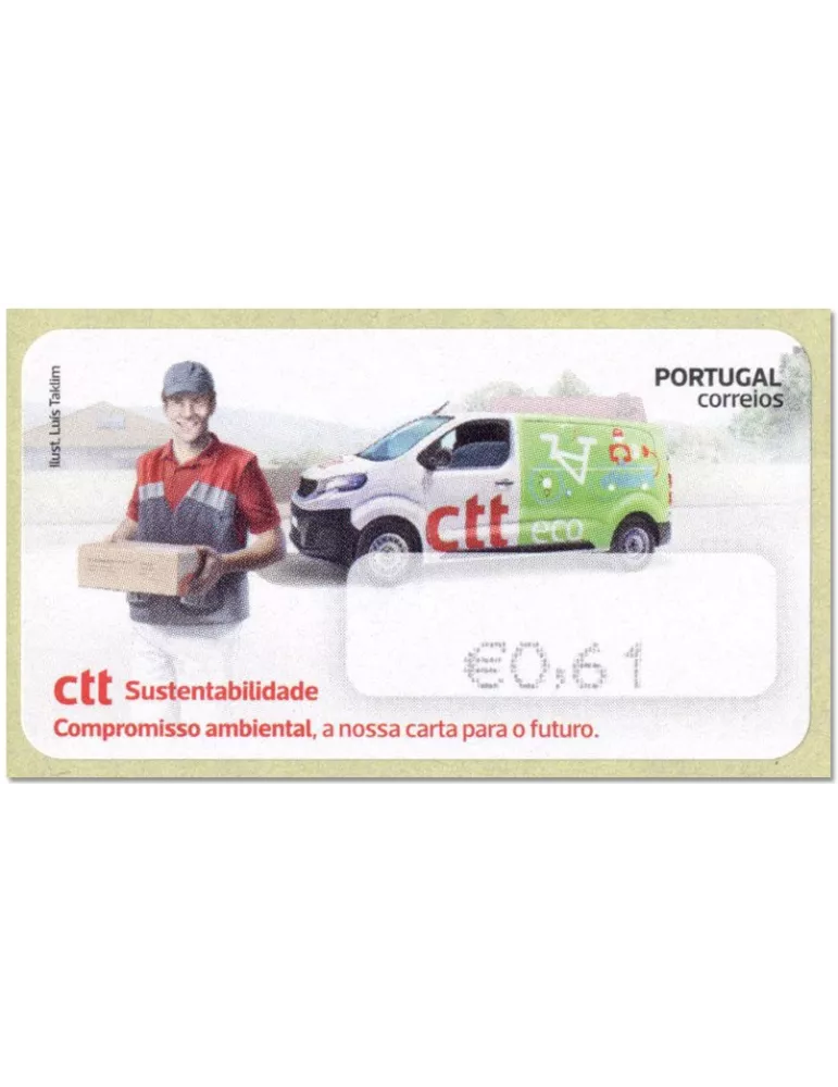 n° 257 - Timbre PORTUGAL Timbres de distributeurs