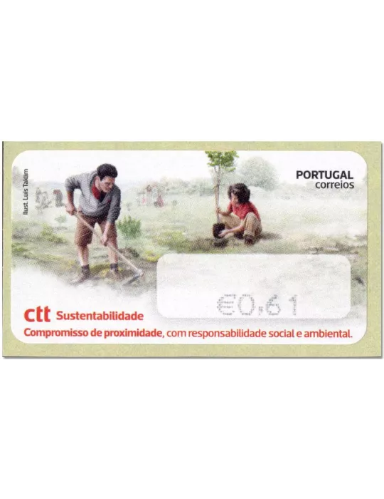 n° 259 - Timbre PORTUGAL Timbres de distributeurs