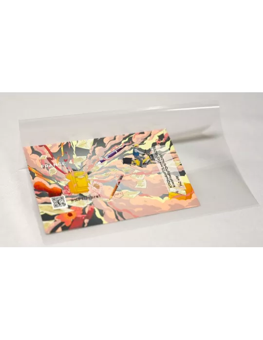 Pochettes double soudure - Lxh:140x85 mm (Fond transparent)