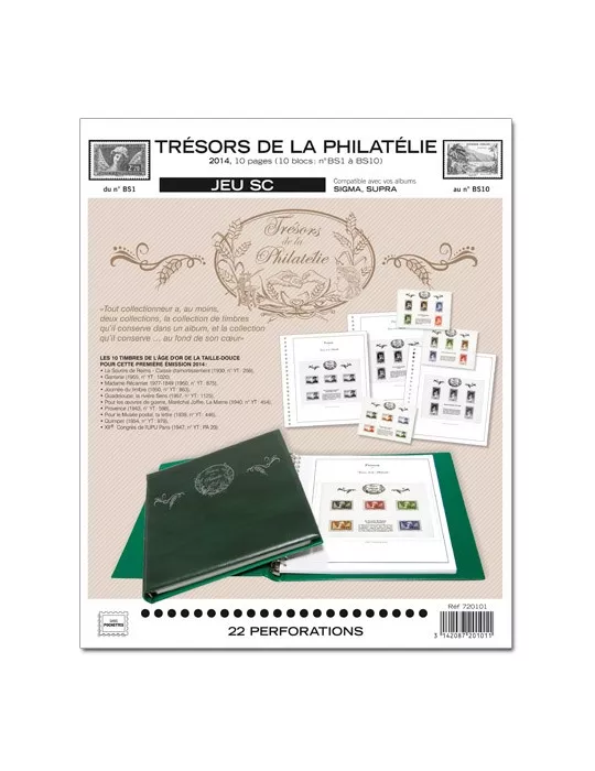 TRESORS DE LA PHILATELIE SC : 2014 (JEUX AVEC POCHETTES)