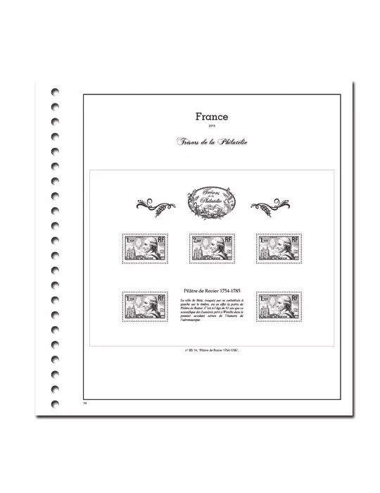 TRESORS DE LA PHILATELIE SC : 2015 (JEUX AVEC POCHETTES)