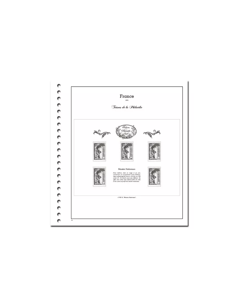 TRESORS DE LA PHILATELIE SC : 2015 (JEUX AVEC POCHETTES)