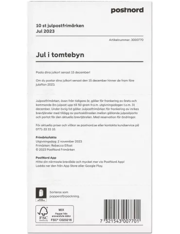 n° C3482 - Timbre SUEDE Carnets