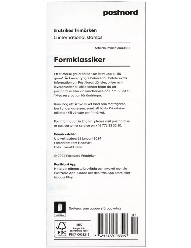 n° C3508 - Timbre SUÈDE Carnets