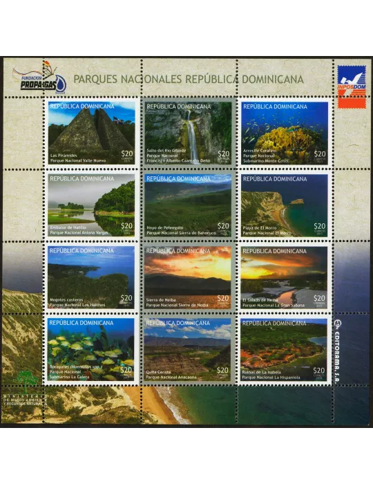 n° 1865 - Timbre DOMINICAINE Poste