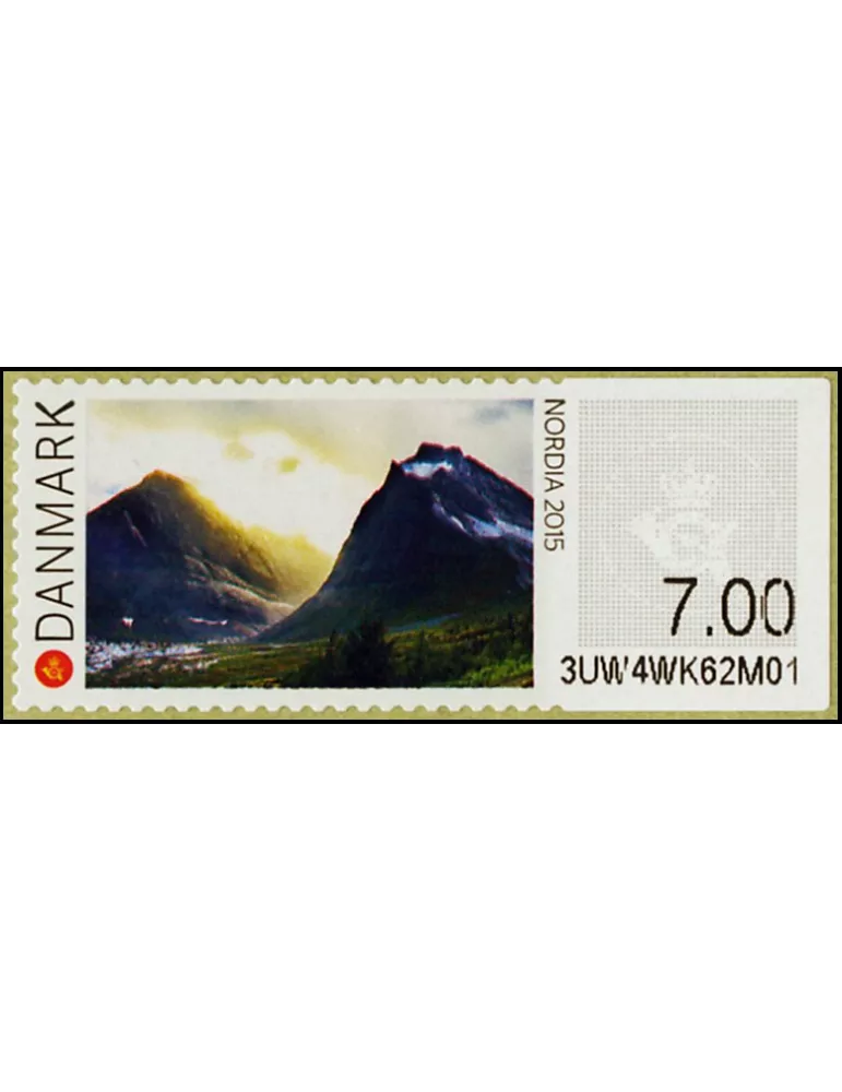 n° 112 - Timbre DANEMARK Timbres de distributeurs