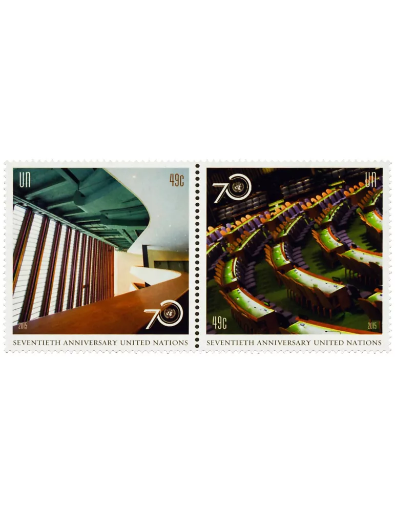 n° 1452 - Timbre ONU NEW YORK Poste