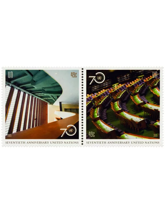 n° 1452 - Timbre ONU NEW YORK Poste
