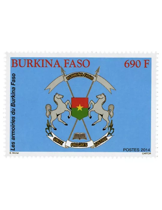 n° 1421 - Timbre BURKINA Poste