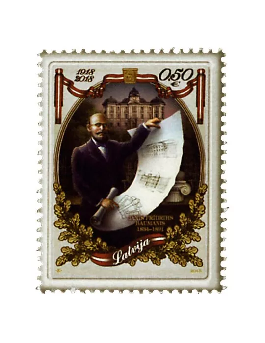 n° 938 - Timbre LETTONIE Poste