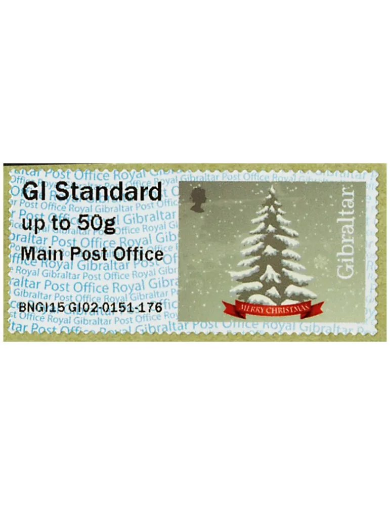 n° 11 - Timbre GIBRALTAR Timbres de distributeurs