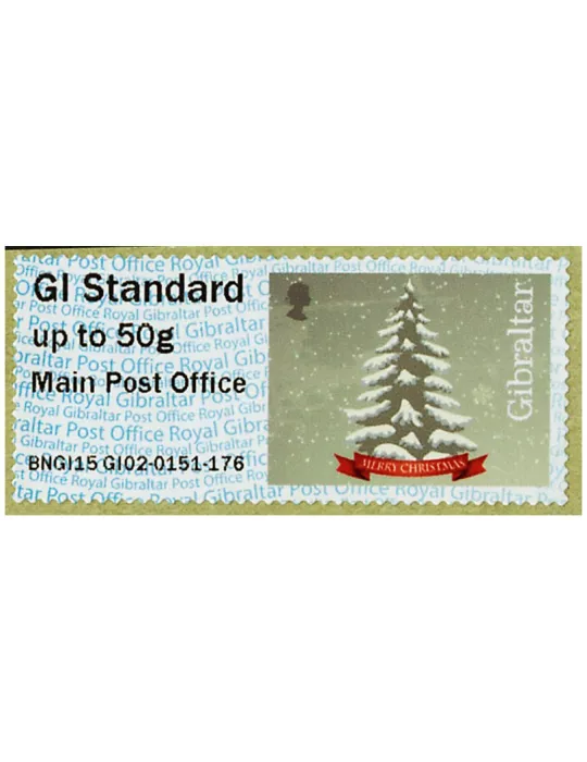 n° 11 - Timbre GIBRALTAR Timbres de distributeurs