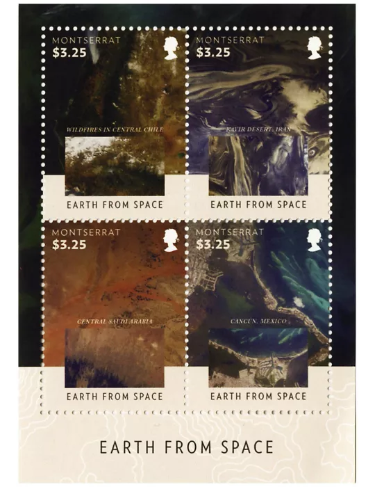 n° 1580 - Timbre MONTSERRAT Poste