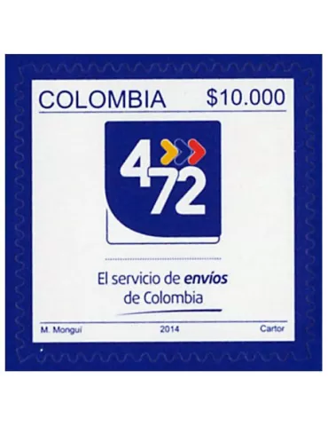 n° 1741 - Timbre COLOMBIE Poste