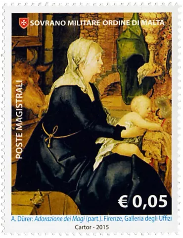 n° 1282 - Timbre ORDRE de MALTE Poste