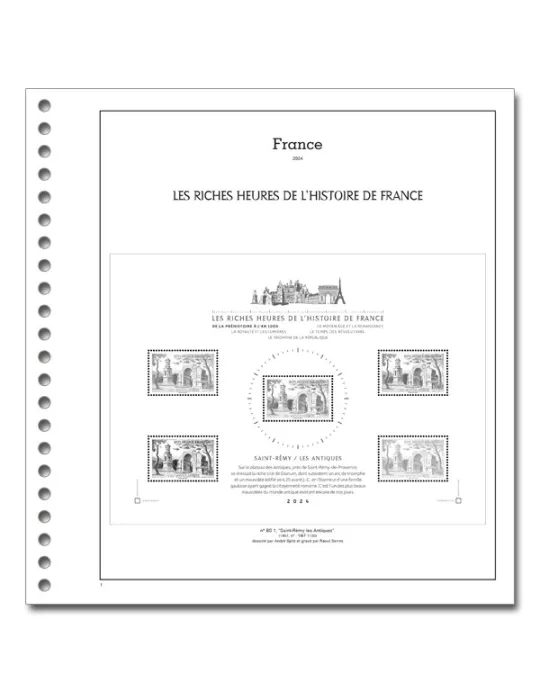 LES RICHES HEURES DE L´HISTOIRE DE FRANCE SC : 2024 (JEUX AVEC POCHETTES)