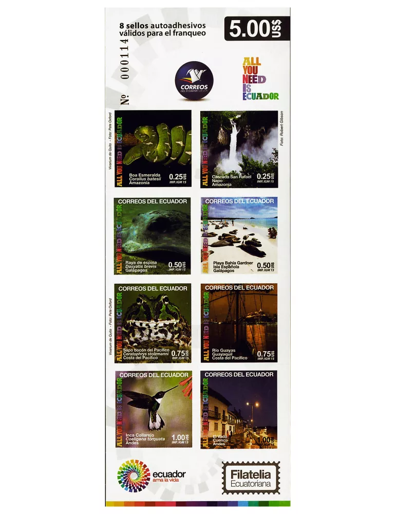 n° C2690 - Timbre EQUATEUR Carnets